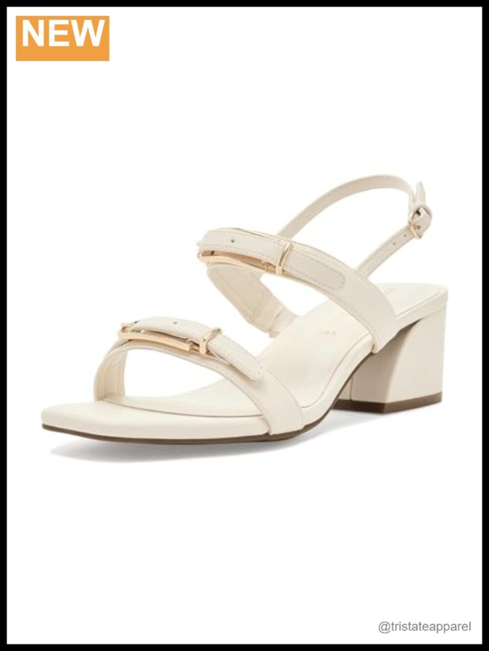 Anne Klein Merida iFlex Block Heel Slingback Strappy Sandals Open Toe